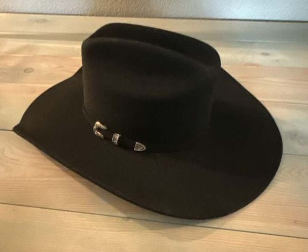 Roper Tombstone 20X Wool Cowboy Hat Black Size 6 3/4